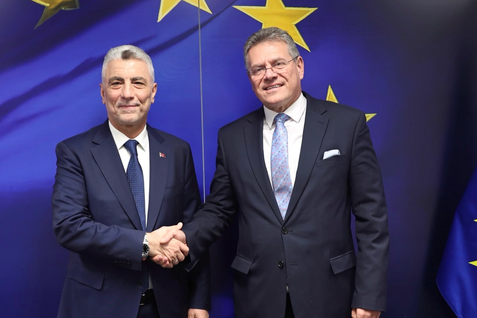 Bakan Bolat Br&uuml;ksel'de AB yetkilileriyle T&uuml;rkiye-AB ticaretini g&ouml;r&uuml;şt&uuml;