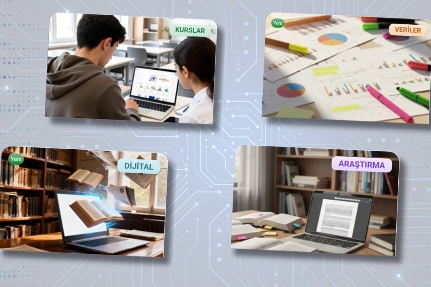 Eğitimde dijital kaynaklar tek &ccedil;atı altında
