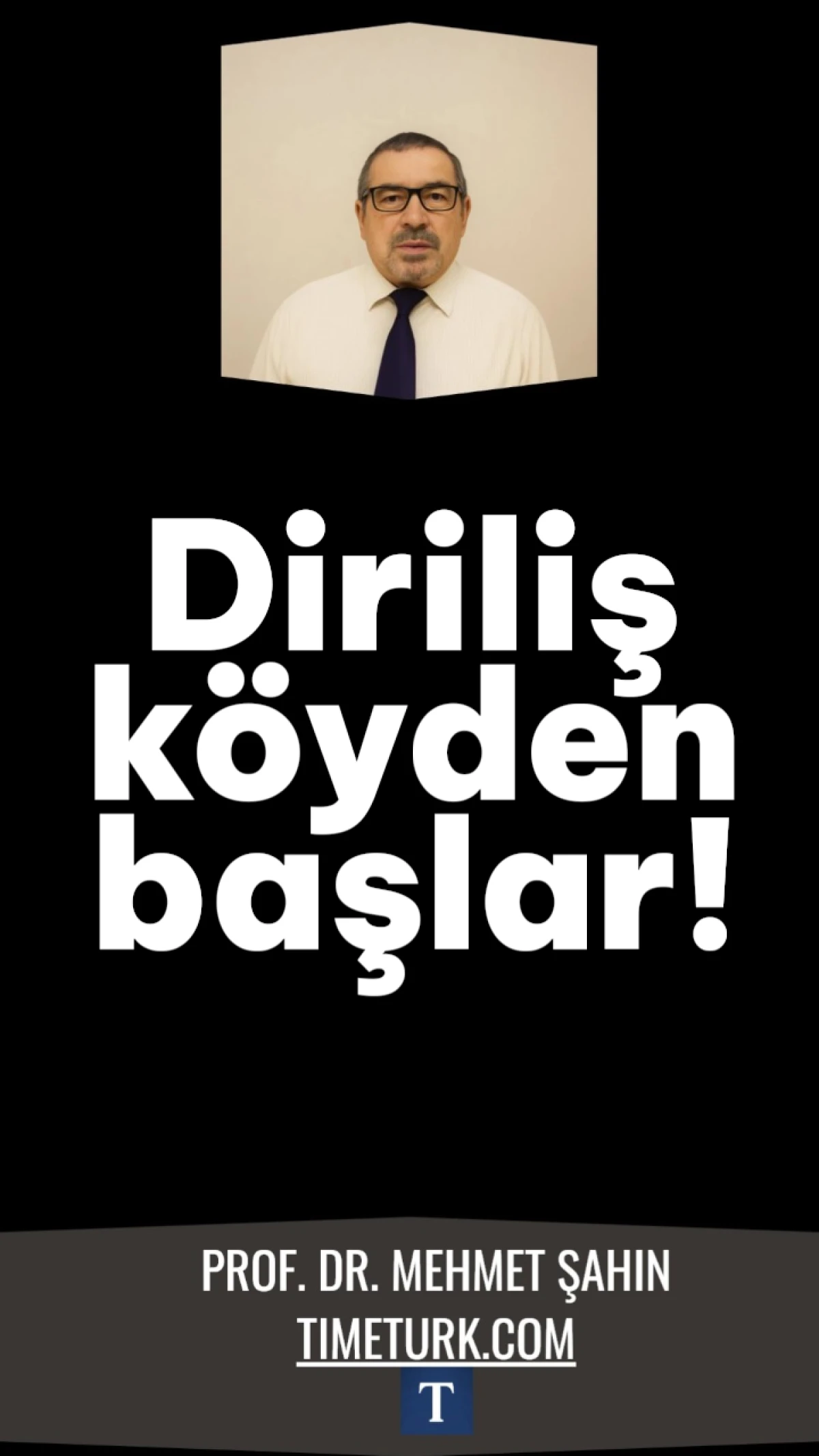 Diriliş k&ouml;yden başlar!
