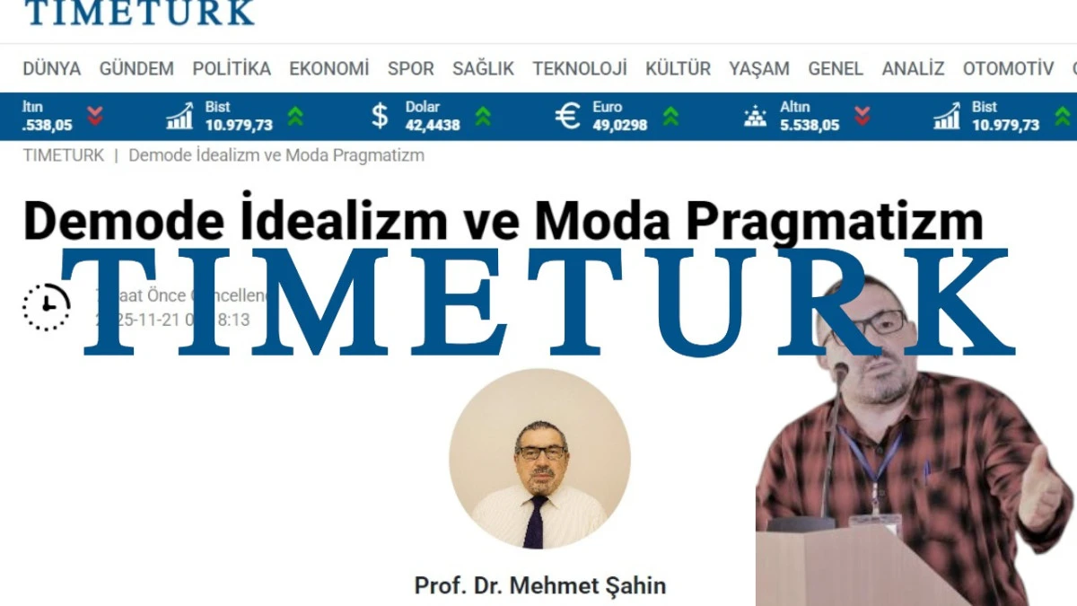 Maalesef pragmatizm idealizmi öldürdü