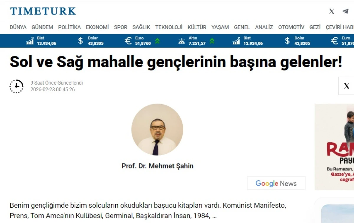 Sol ve Sağ mahalle gen&ccedil;lerinin başına gelenler!