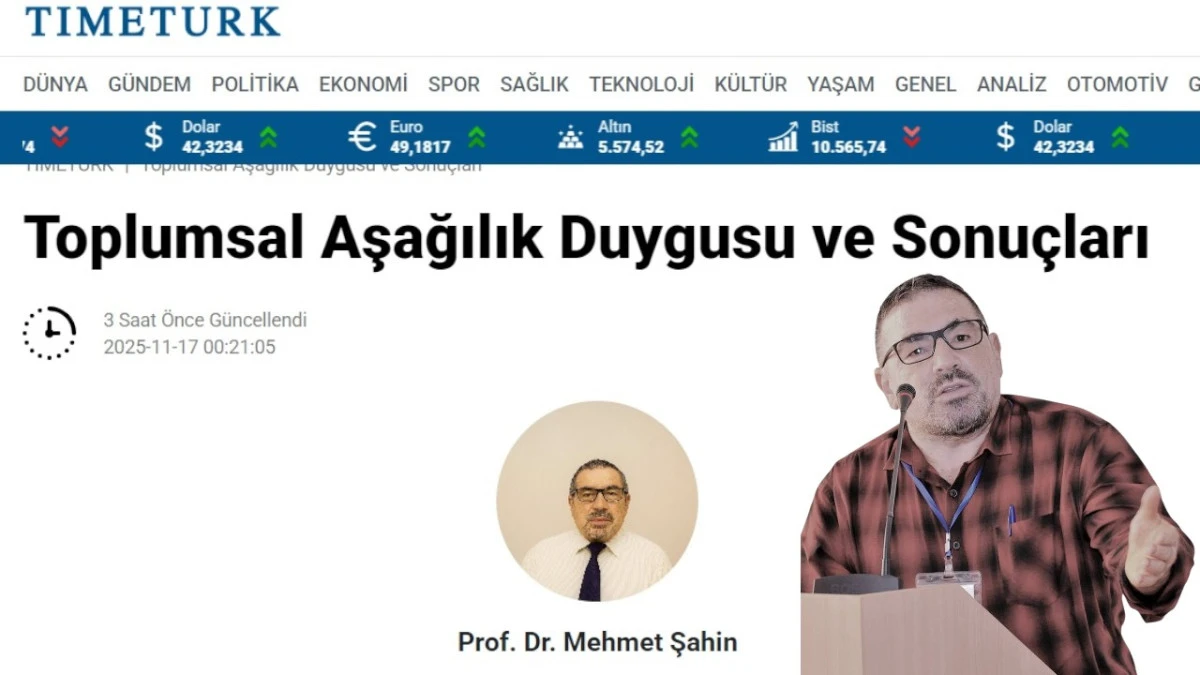 Toplumsal Aşağılık Duygusu ve Sonuçları
